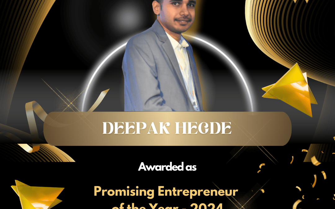 Deepak Hegde: Founder, Parabola, Awarded as ‘Promising Entrepreneur of the Year – 2024’ by The Today Club.