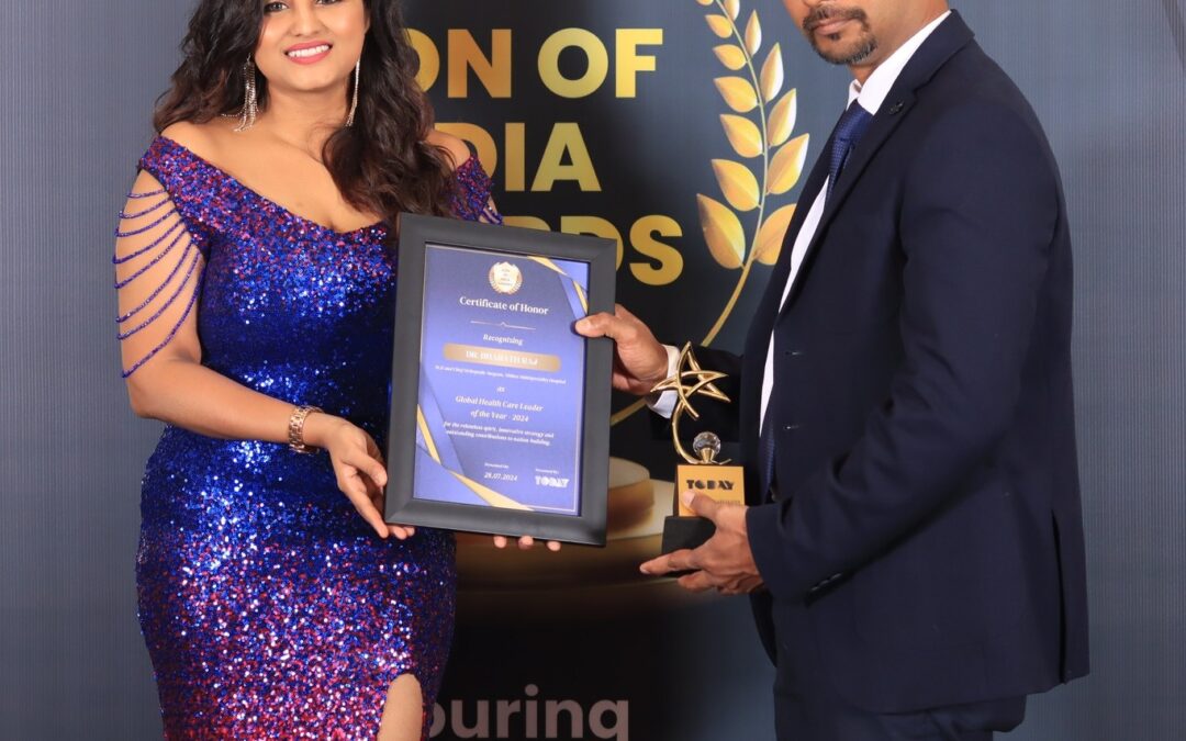 Dr. Bharath Raj –  Chief Orthopedic Surgeon, Mithra Multispeciality Hospital, Awarded as “Global Health Care Leader” by The Today Club.