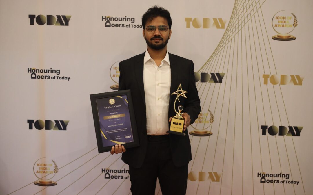 Vimal Michael: Executive Vice President of Technology, Social Beat, Awarded as “Visionary of the Techade”  by The Today Club.